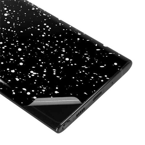 Black Speckle Galaxy Note 10 Skin